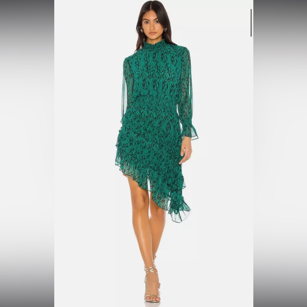 MISA x Revolve Savanna dress in green